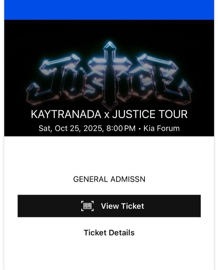 KAYTRANADA x JUSTICE CONCERT 