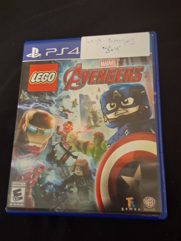 PS4 LEGO marvel AVENGERS VIDEO GAME