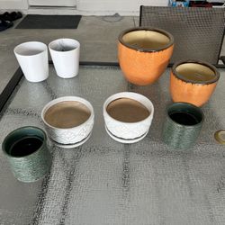 Ceramic Flower Pots $2-$10