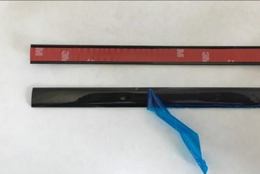 2PC ROOF TOP TRIM DRIP MOLDINGS COVERS SET