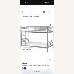 Twin Bunkbed Metal Frame