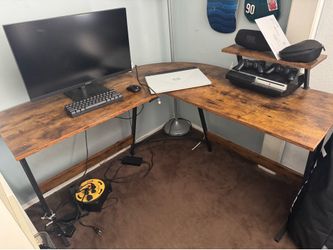 L shaped desk