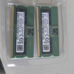 Samsung 2x8GB DDR5 5600MHZ SODIMM LAPTOP RAM