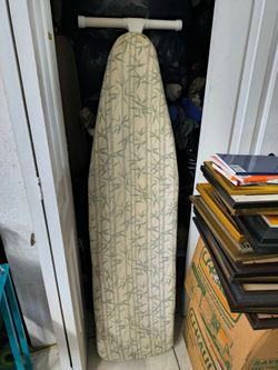 Ironing Board with Bamboo Print Cover