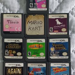 Nintendo DS Lot Of 10 Games 