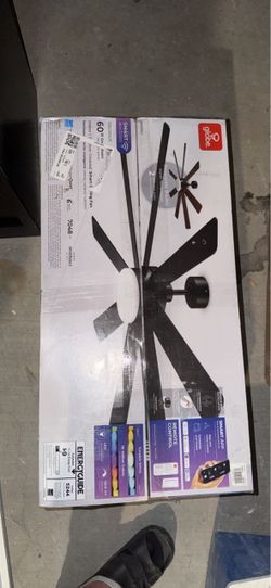 Globe Electric Colossus 60-inch Smart LED Ceiling Fan.