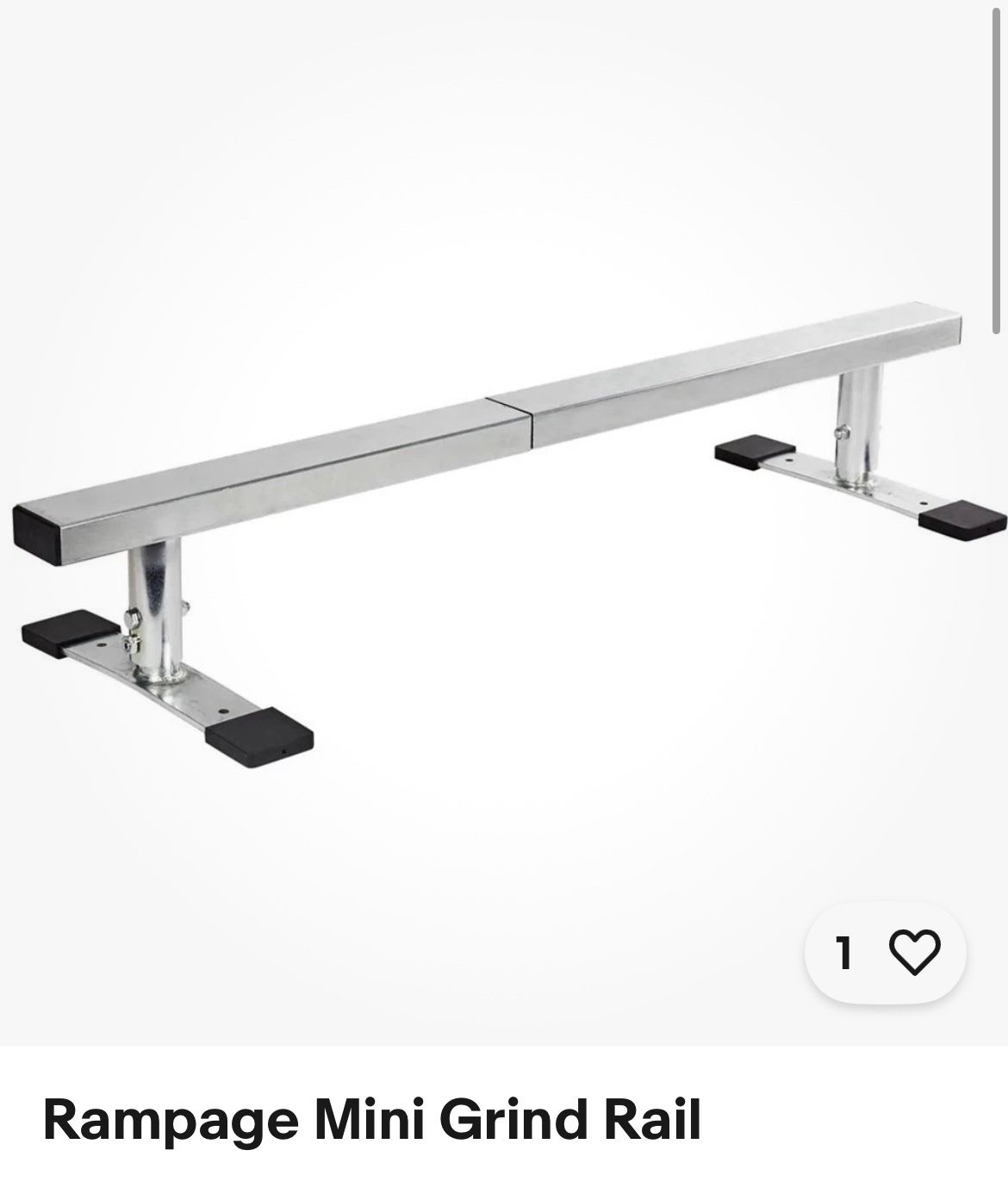 Mini Grind Rail New Open Box Rampage