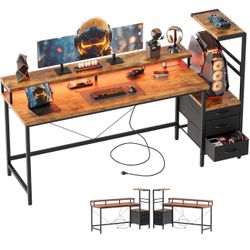 Gaming Desk with Storage