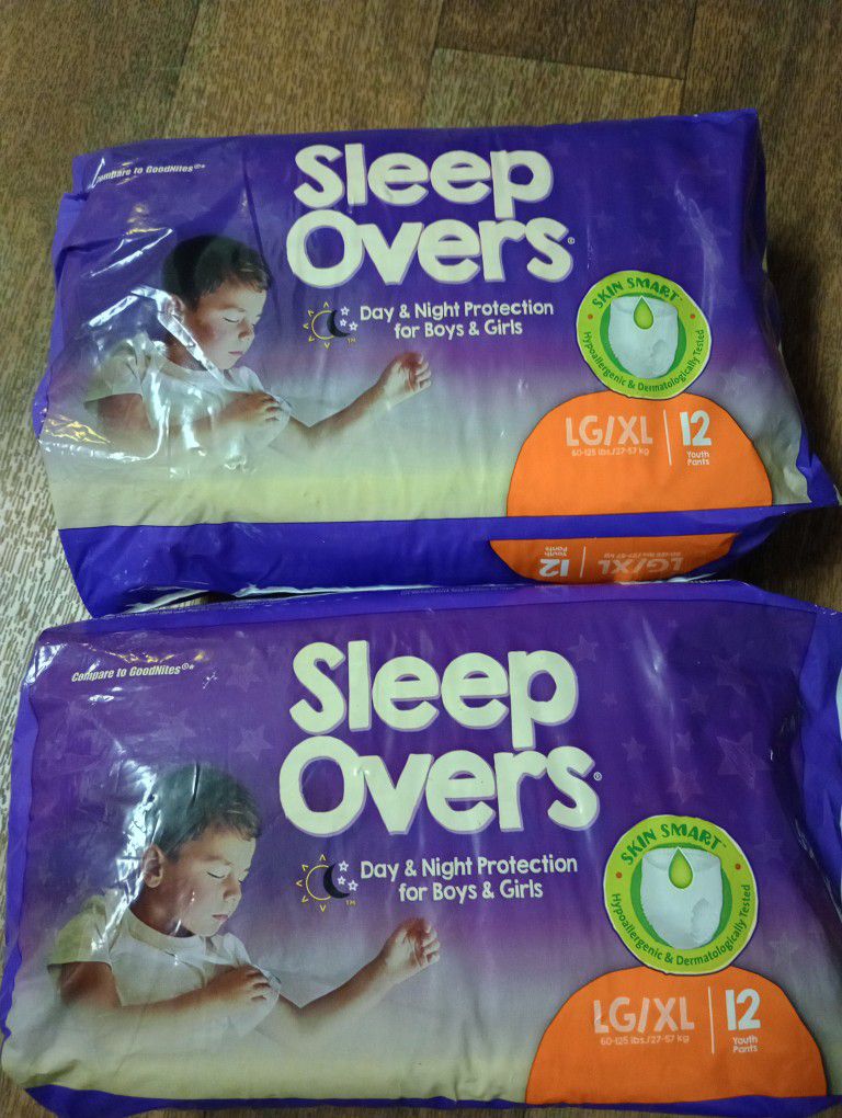 Never Open Sleep Overs Size XL $10 For Both 