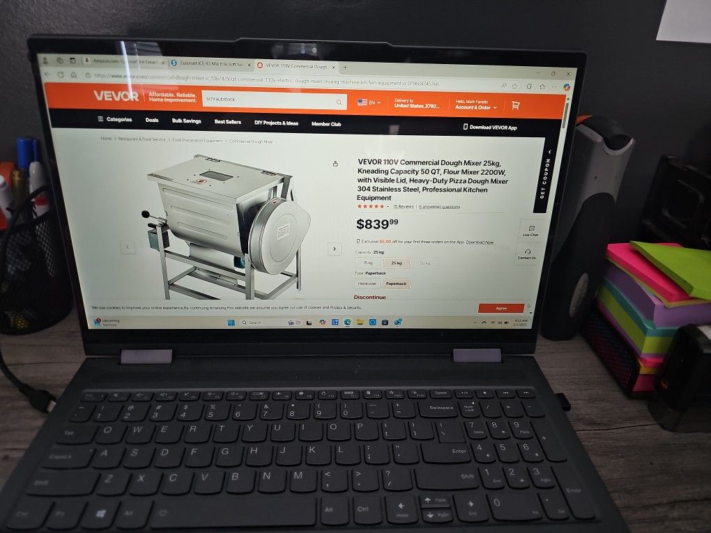 Commercial Dough Mixer 50qt