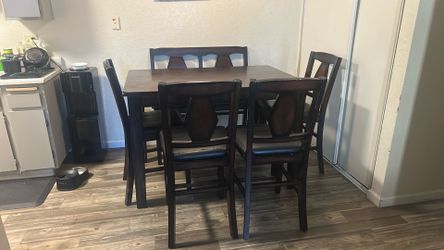 Dinner table and chairs
