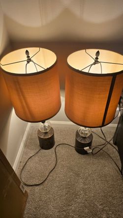 Large bedside lamp set