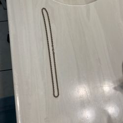 24 inch chain 22 g stamped 14 karat gold