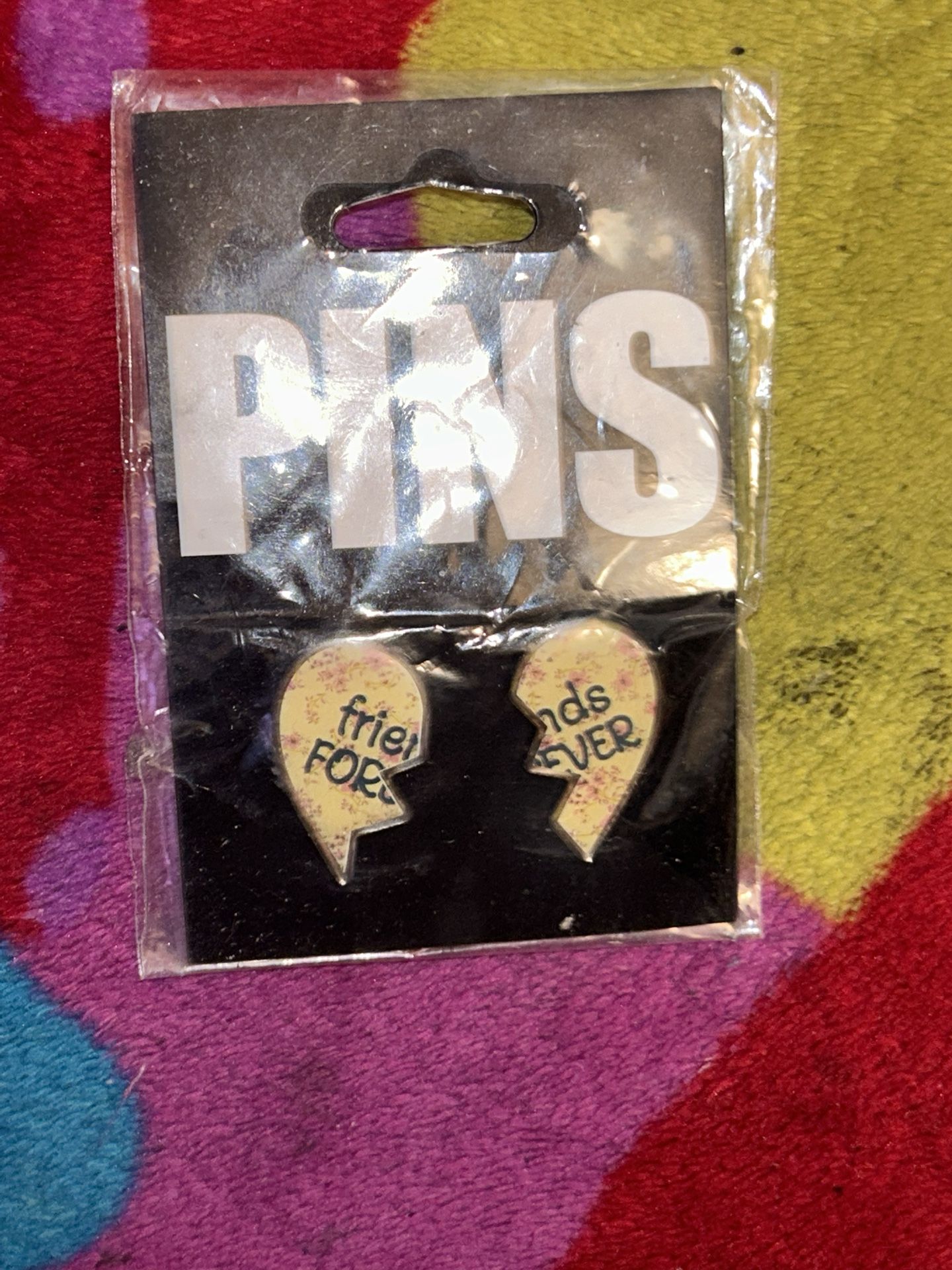 “Friends Forever” BFF Pins