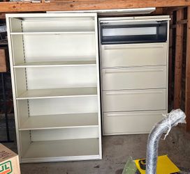 Lateral File Cabinets Set