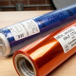 Lee Premium Gel Roll - Half CTO (Orange) + Full CTB Blue l Option