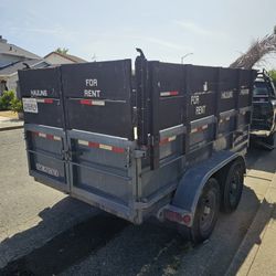 5x10x4 Iron Panther Dump Trailer 