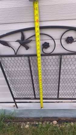 Metal fence