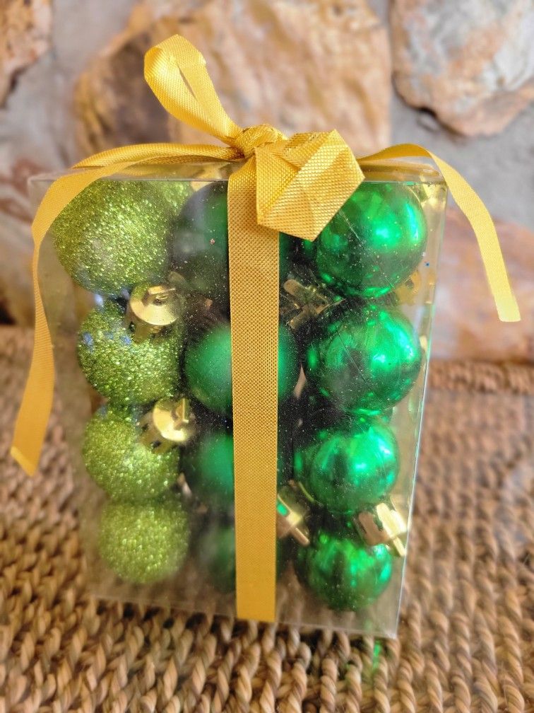 Small Merry Mini Glass Ornaments - Post 3