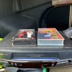 VCR AND VHS TAPES