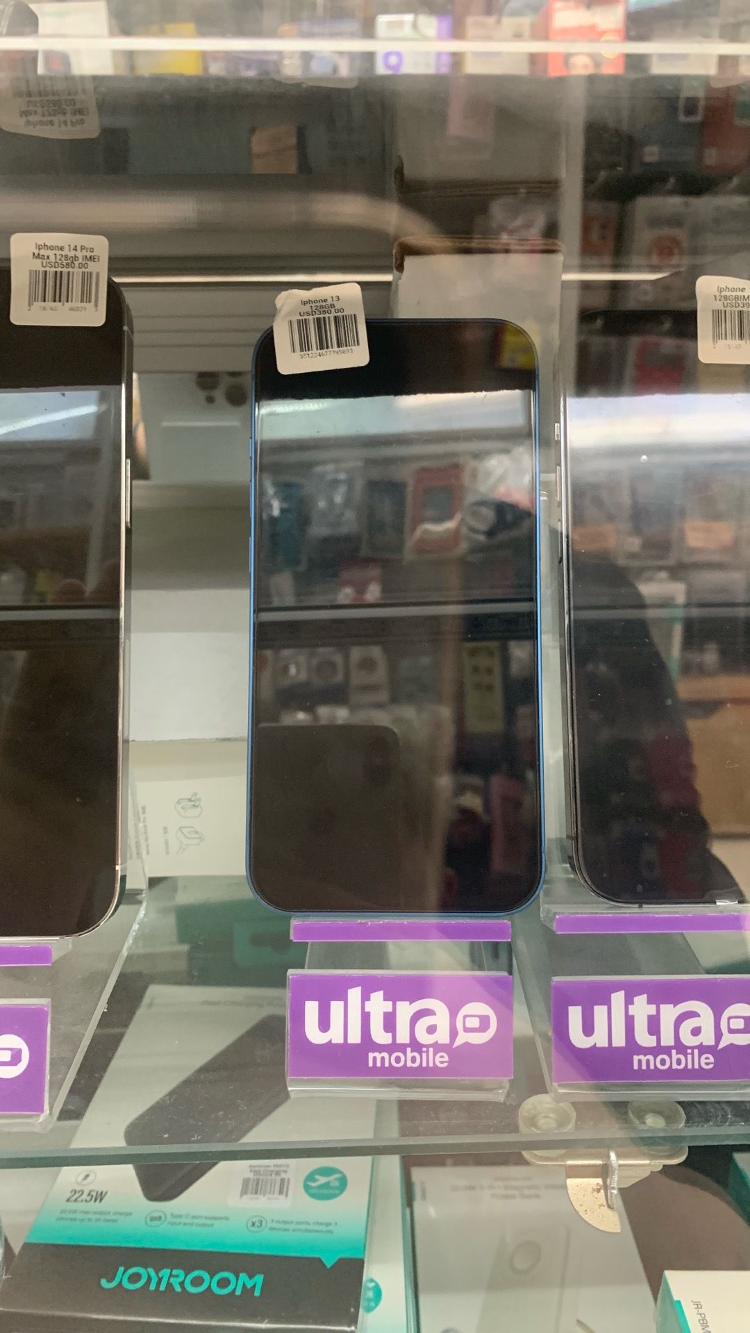 iPhone 13 unlocked with screen protector
