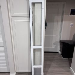 Sliding Glass Door Pet Door Insert (Adjustable Height) 11.5 inches wide - 7x12 inch opening 