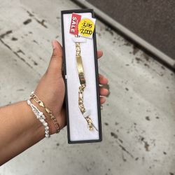 Blank ID Bracelet 14k 18.4 Grams 