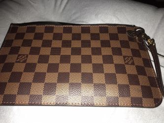 Louis Vuitton damier ebene never full pouch