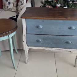 Antique Dresser And Table