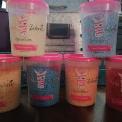 New Pink Zebra Sprinkles Read Description 