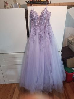 COYAL COLLECTION ROYAL PURPLE PROM DRESS