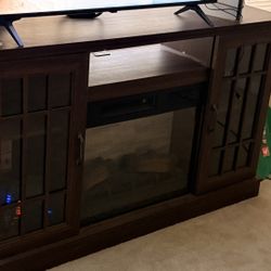 Electric Fireplace And Tv Stand