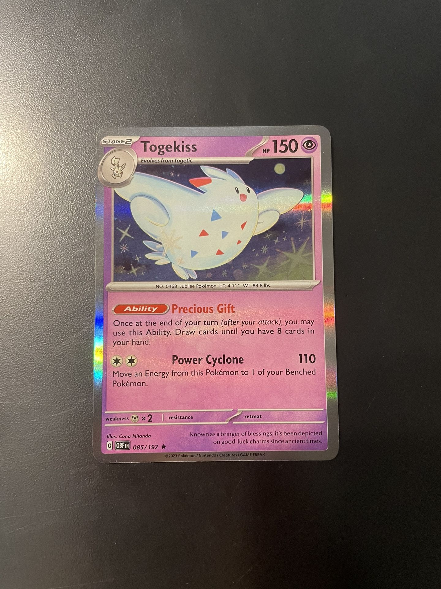 Pokémon TCG Poppy SV03: Obsidian Flames 220/197 Holo Ultra Rare for Sale in  Phoenix, AZ - OfferUp