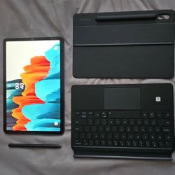  Samsung Galaxy Tab S7 128gb W/ Pen And Keyboard