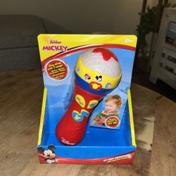 TWO Mickey Mouse Toy Microphone 
