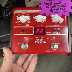 Vox Stomplab Bass Multi Effects Pedal
