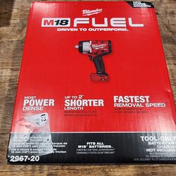 Millwake M18 Fuel 1/2 Inpact Wrench New Gen Only Tool $250