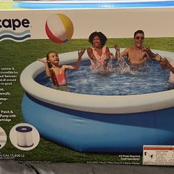 10 foot pool come with pool pump and filter