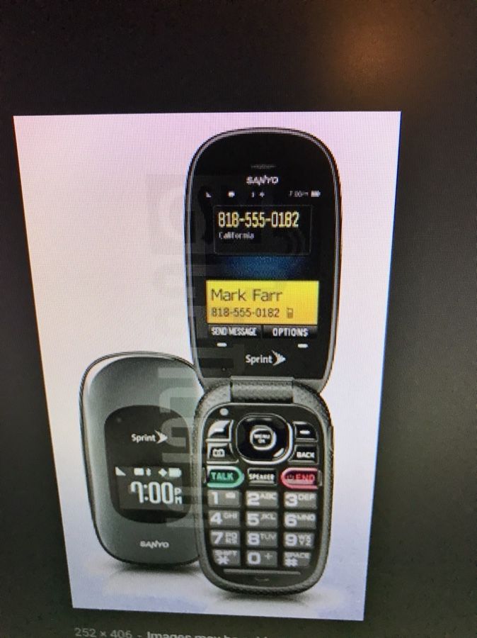 Sanyo Vero by Kyocera SCP 3820 CDMA Flip Phone for Sprint