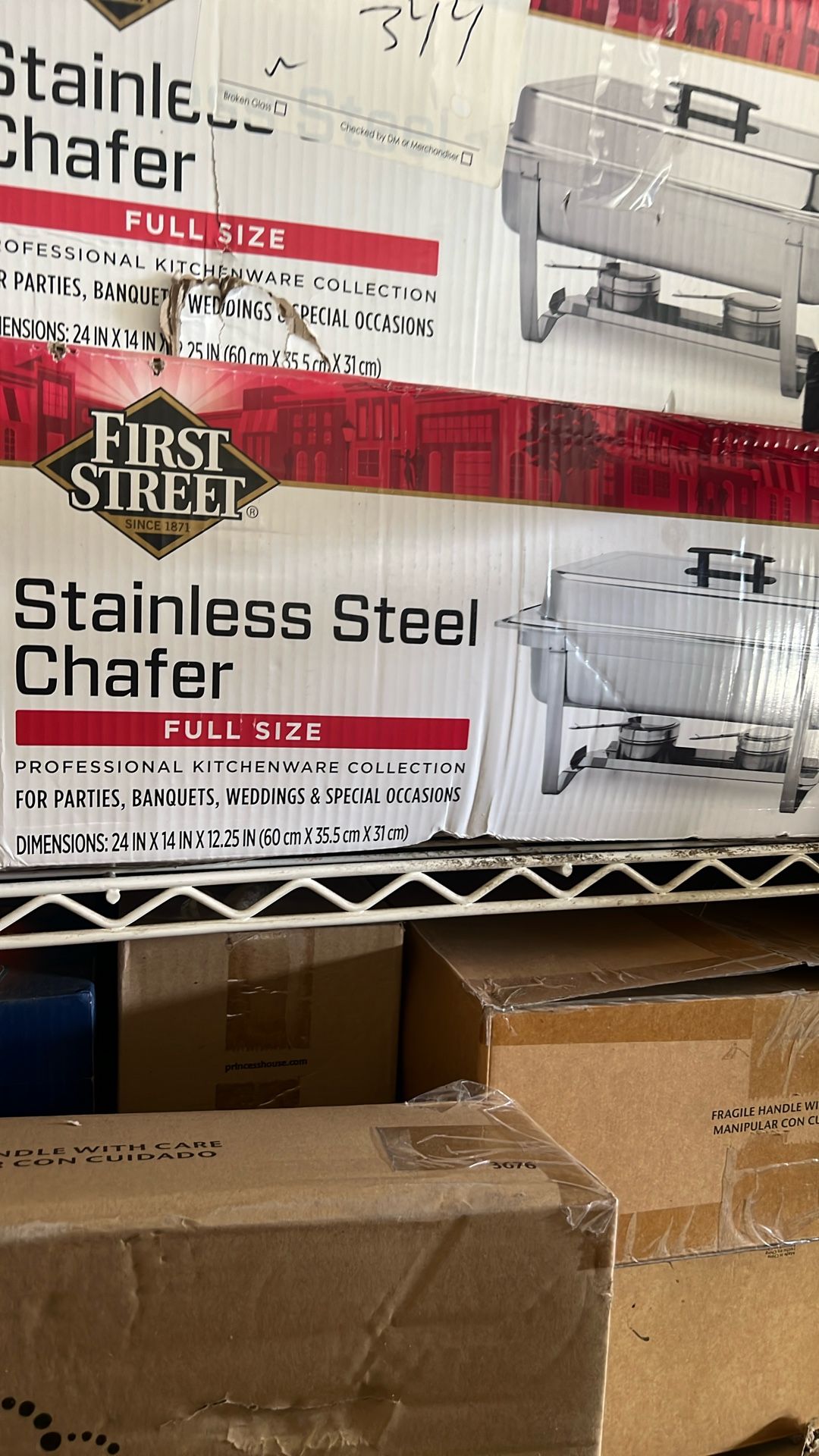 Stainsless Steel Chafers