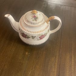 Vintage Sadler Floral Teapot 24kt (3470)4 