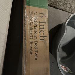 Twin Bed Frame 6”