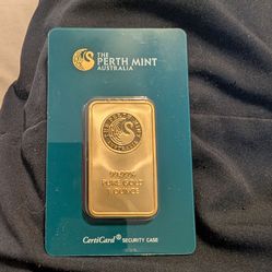 1 24 k oz gold bar