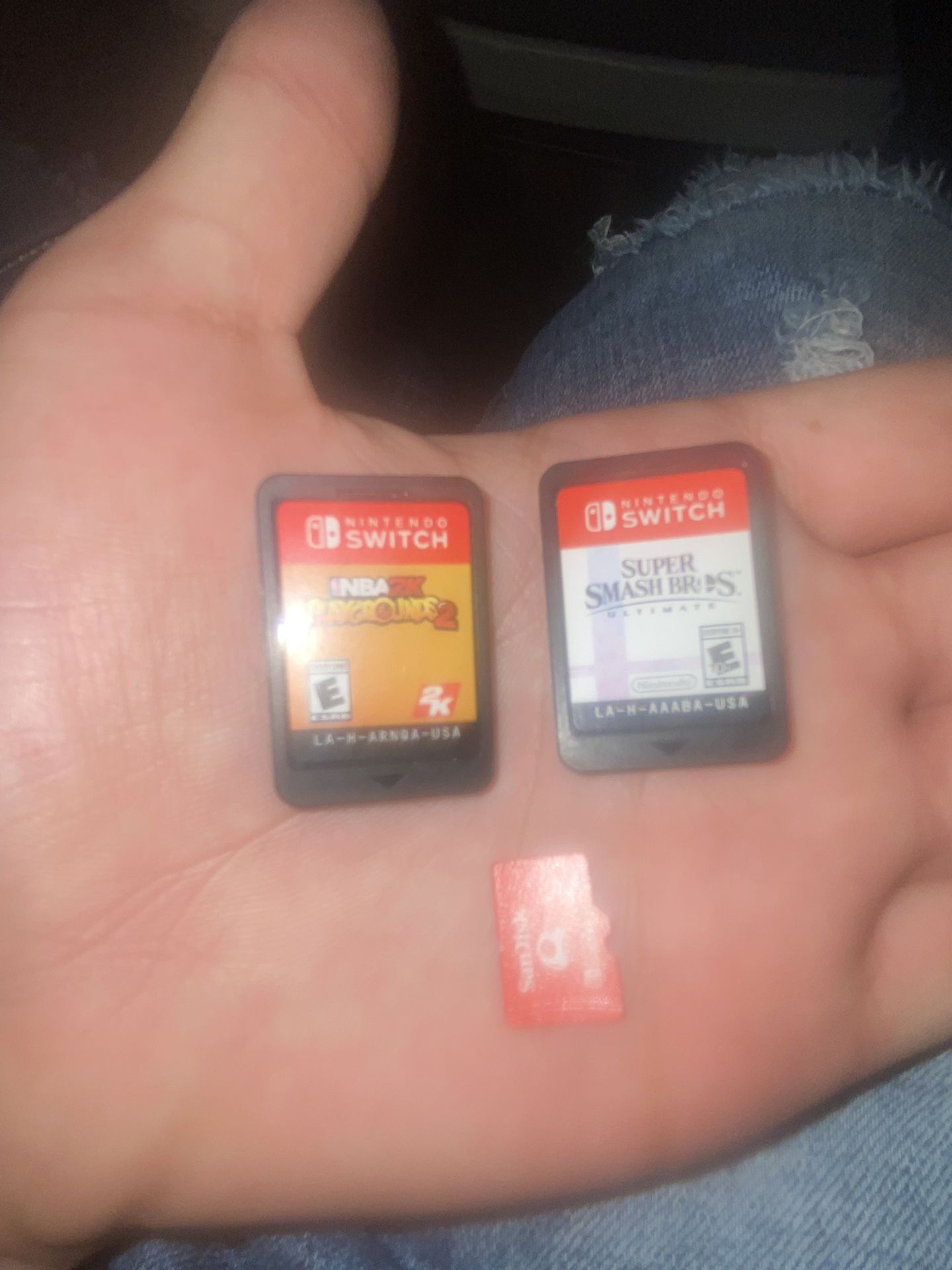 Nintendo Switch Games And Sd Card