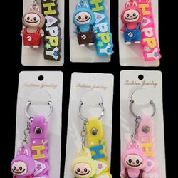 Labubu Keychain Wristbands  1
