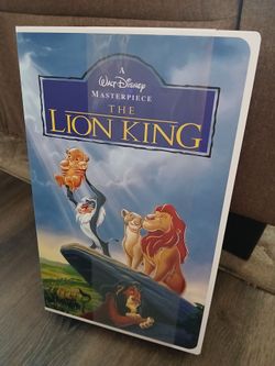 The Lion King Walt Disney Masterpiece VHS blanket
