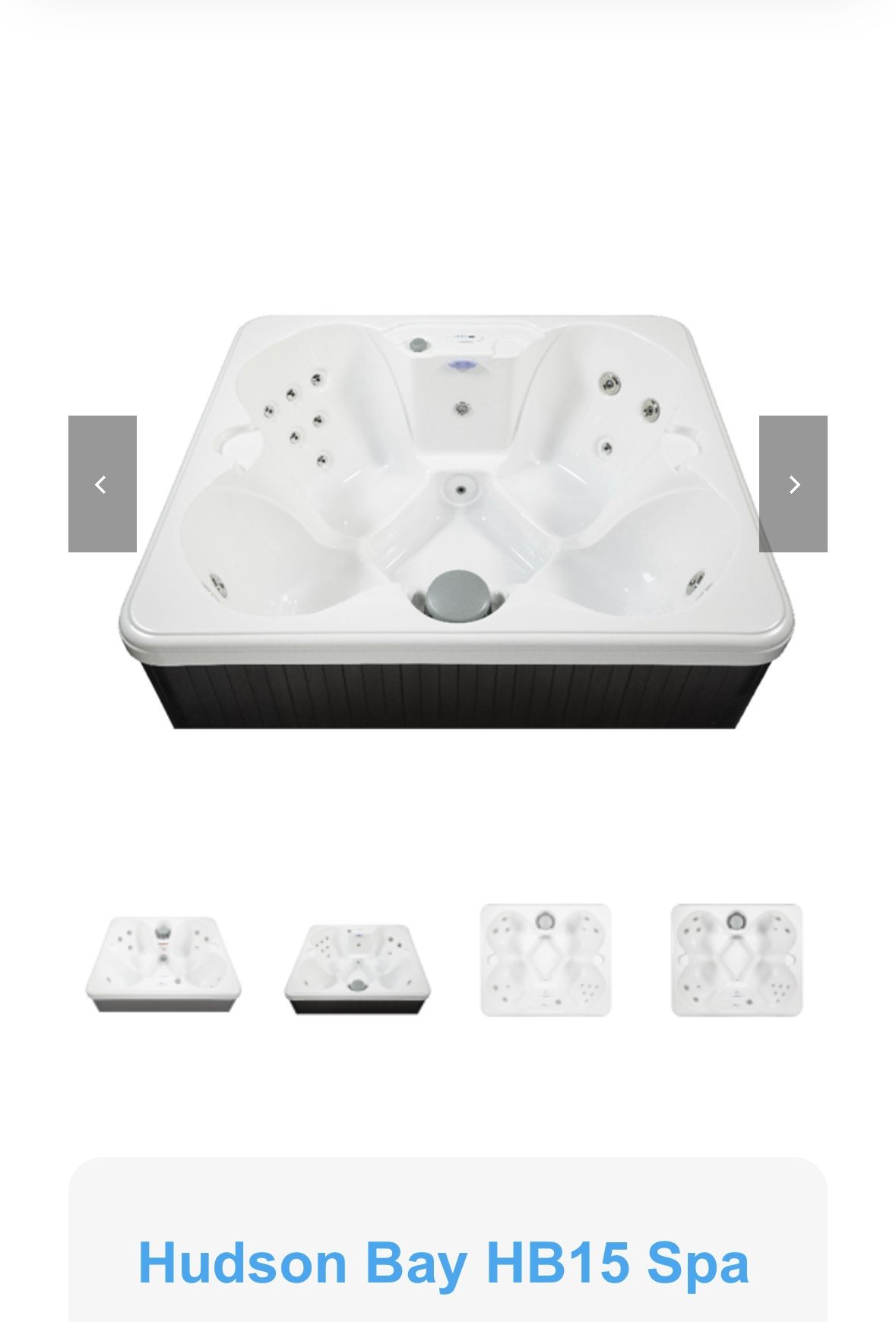 Brand New 4 Person (15 Jets) Hot tub