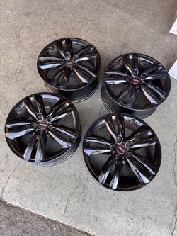 17x7 5x112 Black Mini Cooper OEM Used Wheels Good condition