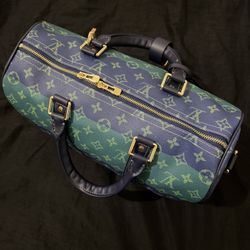 BLUE AND GREEN LOUIS VUITTON BAG 