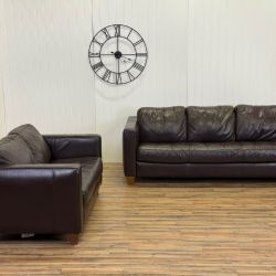 Natuzzi leather couch & loveseat set delivery available